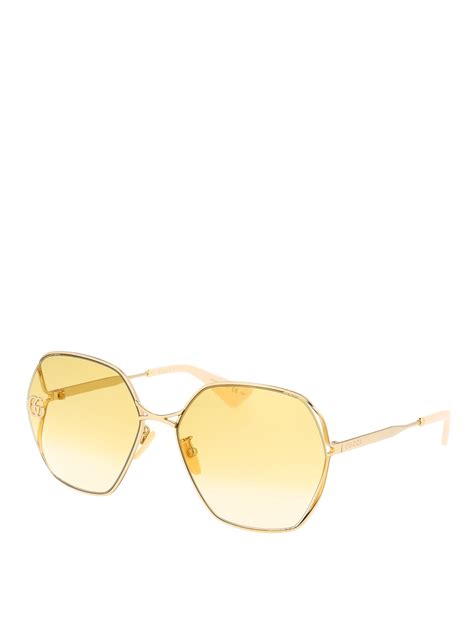 gucci sunglasses 2021 women's|gucci sunglasses with yellow lenses.